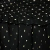 Black And Gold Chiffon Top