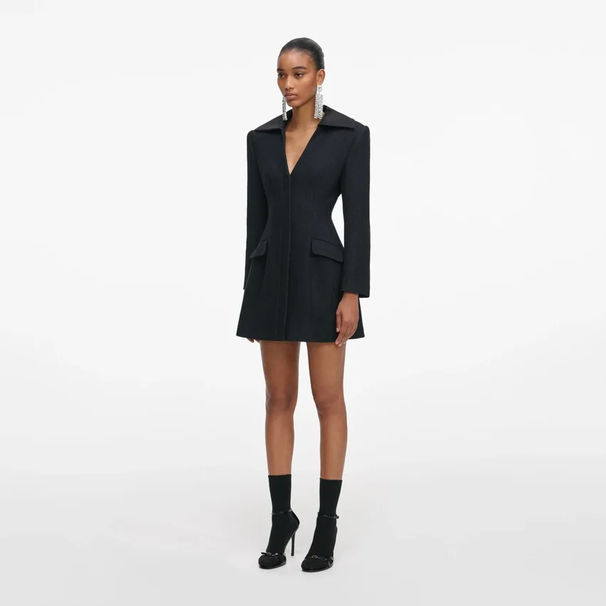 Black Blazer Mini Dress Black Blazer Mini Dress