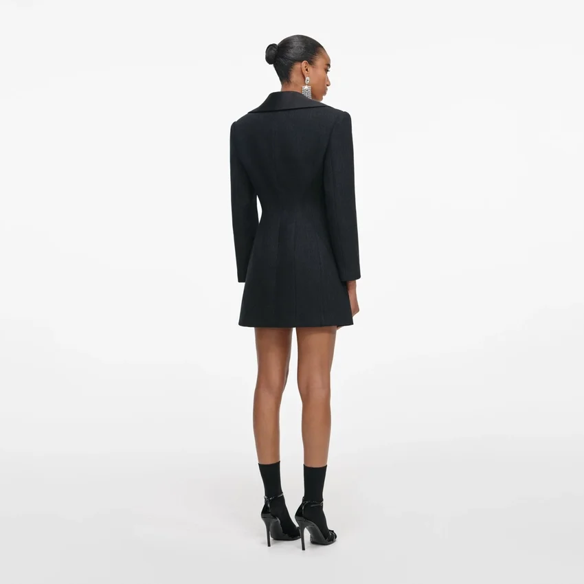 Black Blazer Mini Dress Black Blazer Mini Dress