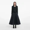 Black Boucle Cropped Jacket