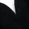 Black Boucle Midi Dress