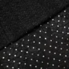 Black Boucle Rhinestone Lace Maxi Dress