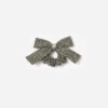 Black Check Hair Bow