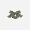 Black Check Hair Bow