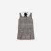 Black Check Sleeveless Dress