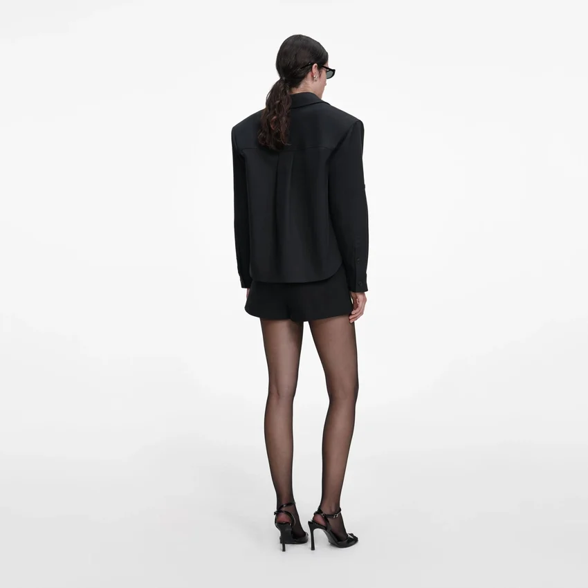 Black Cotton Shirt Black Cotton Shirt