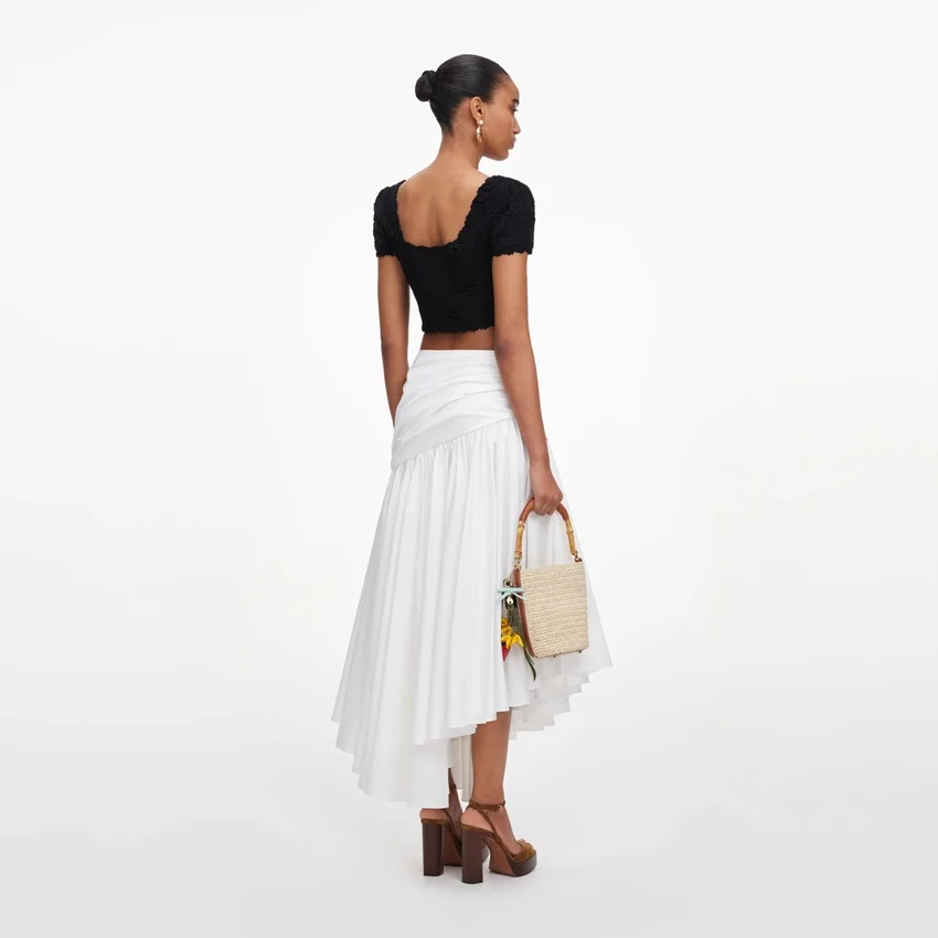 Black Crochet Knit Crop Top Black Crochet Knit Crop Top