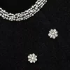 Black Crystal Button Cardigan