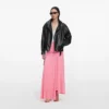 Black Faux Leather Biker Jacket