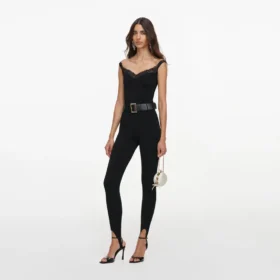 Black Knitted Vest