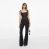 Black Lace Corset Top