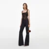 Black Lace Corset Top