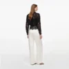 Black Lace High Neck Blouse