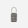 Black Satin Crystal Micro Bag