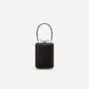 Black Satin Crystal Micro Bag