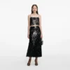 Black Sequin Midi Skirt Black Sequin Midi Skirt