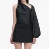 Black Boucle Mini Skirt Black Boucle Mini Skirt