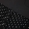 Black Taffeta Polka Dot Midi Dress Black Taffeta Polka Dot Midi Dress