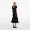 Black Tulle Lace Midi Dress Black Tulle Lace Midi Dress
