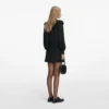 Black Viscose Lace Blouse