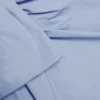 Blue Cotton Tie Side Mini Skirt