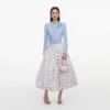 Blue Flower Knit Cardigan
