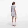 Blue Guipure Lace Mini Dress Blue Guipure Lace Mini Dress