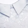 Blue Guipure Lace Mini Dress Blue Guipure Lace Mini Dress