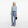 Blue Rose Wool Jumper
