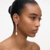 Bow Pearl Droplet Earrings Bow Pearl Droplet Earrings