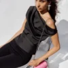 Bright Pink Satin Clutch Bag