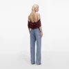 Brown Jersey Drape Top