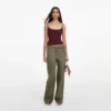 Brown Pointelle Knit Vest