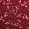 Burgundy Guipure Lace Midi Skirt