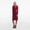 Burgundy Lace Crystal Top