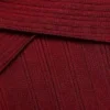 Burgundy Viscose Knit Mini Dress