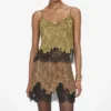 Champagne Crystal Chainmail Top