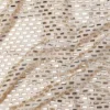 Champagne Rhinestone Drape Maxi Dress