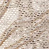Champagne Rhinestone Drape Top