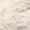 Champagne Rhinestone Feather Midi Dress Champagne Rhinestone Feather Midi Dress
