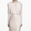 Champagne Satin Maxi Dress