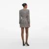 Check Blazer Mini Dress