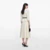 Cream 3D Flower Tailored Midi Dress Cream 3D Flower Tailored Midi Dress