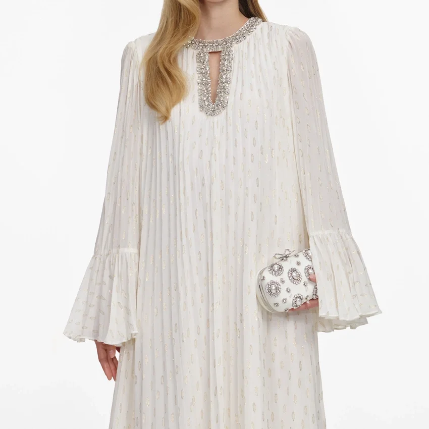Cream And Gold Chiffon Maxi Dress Cream And Gold Chiffon Maxi Dress