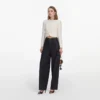 Cream Boucle Lace Collar Jacket