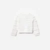 Cream Cherry Motif Cardigan