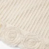 Cream Crochet Flower Knit Mini Skirt