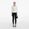 Cream Crystal Trim Cardigan