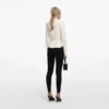 Cream Crystal Trim Cardigan