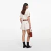 Cream Denim Playsuit